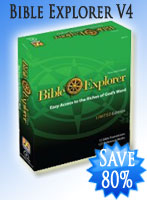 Bible Explorer V4 is the perfect Bible software for Windows and Mac. Save over 80% with our hot deal.